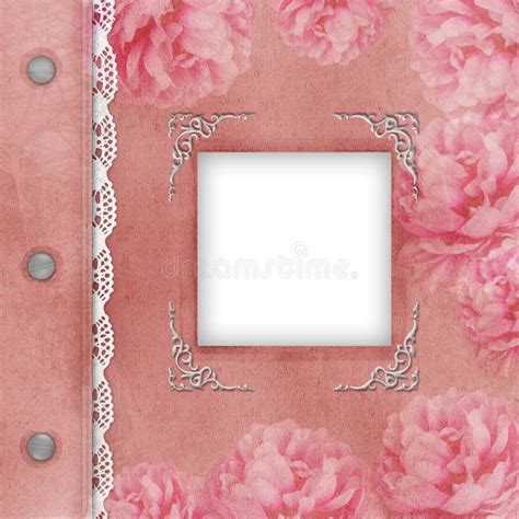 Cover of Pink Album for Photos Stock Illustration - Illustration of ...