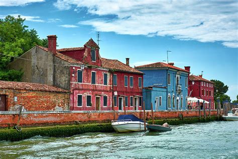 Colorful Houses On The Sea In Venice, Italy Photograph by Eduardo Accorinti