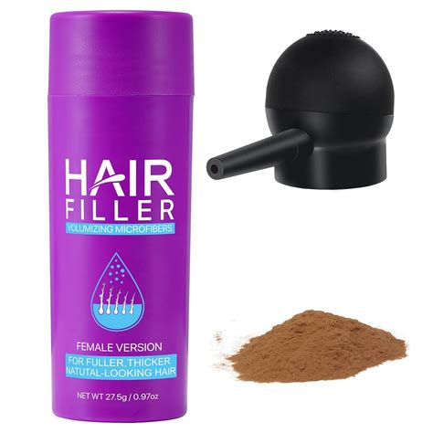 Amazon.com: Hair Building Fibers, Hair Fibers for Thinning Hair with ...