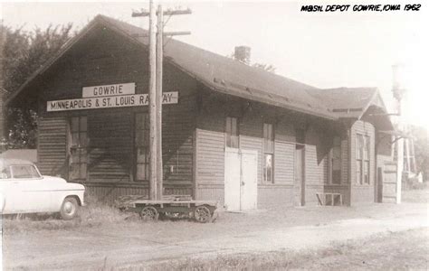 Gowrie, Iowa, Depot, Station, Minneapolis & St. Louis Rail… | Flickr