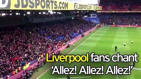 What are the Allez, Allez, Allez lyrics? Liverpool's Champions League ...