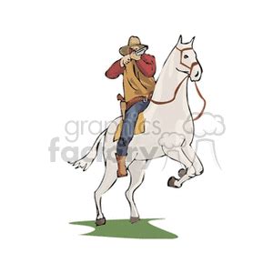 cowboy horse cartoon png