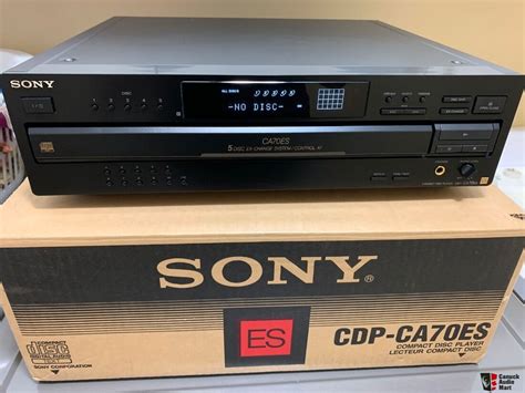 Sony CDP-CA70ES 5 Disc Audiophile CD Changer w. Remote Photo #2353939 - Aussie Audio Mart