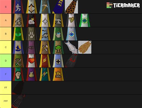 OSRS Cape Tier List (Community Rankings) - TierMaker