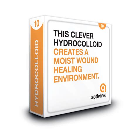 Hydrocolloid Dressing - Wound Care Range - ActivHeal Hydrocolloid