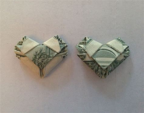 Dollar Bill Origami Shapes