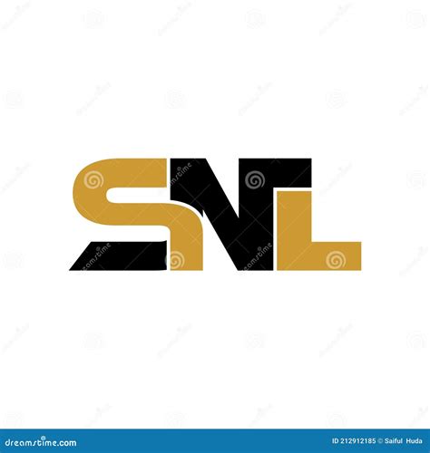 Letter SNL Simple Monogram Logo Icon Design. Stock Vector ...