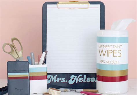 Personalized Teacher Gifts - Back to School with Cricut