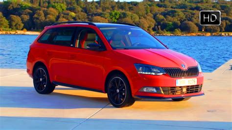 2016 Skoda Fabia Estate Monte Carlo Red Exterior - Interior & Road ...