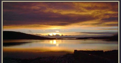 a lovely shore breeze....: Wordless Wednesday- Sunset over Galway Bay