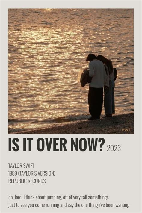 is it over now taylor swift | Taylor songs, Taylor swift posters, Taylor swift lyrics