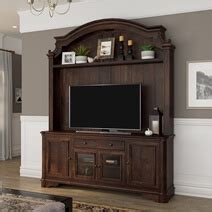 Honduras Rustic Solid Wood Entertainment Center