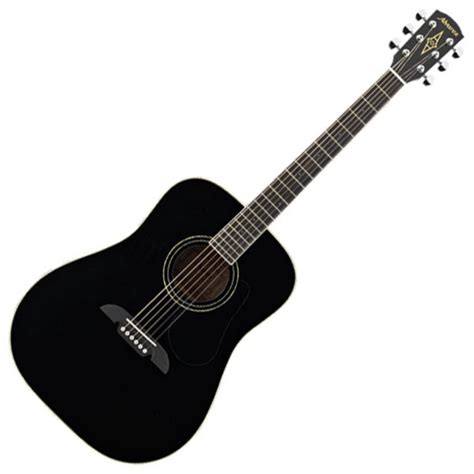 DISC Alvarez RD16 Dreadnought Acoustic Guitar, Black | Gear4music