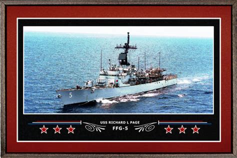 USS Richard L Page FFG-5 Canvas Photo Print – Navy Emporium