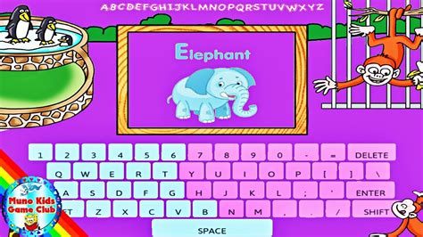 Keyboarding Zoo - Kids Learn ABC with Animals - Learn Animals Names and Alphabet - YouTube