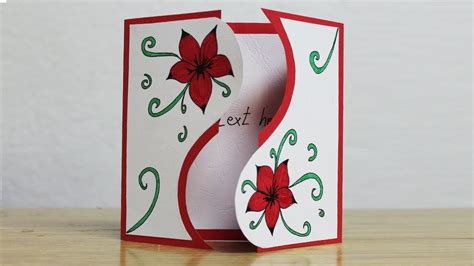 Youtube How To Make Greeting Cards / Beautiful Handmade Birthday card ...