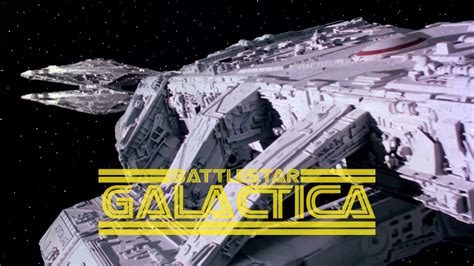 Galactica vs. Cylon Basestar Battle - Battlestar Galactica 1978 (4K) - YouTube