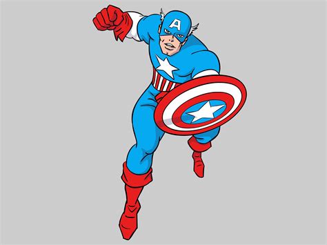 Draw-Captain-America-Step-43.jpg (3200×2400) | Cartoon drawings, Avengers cartoon, Captain america