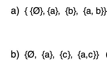 Solved determine whether the given set is the power set of | Chegg.com