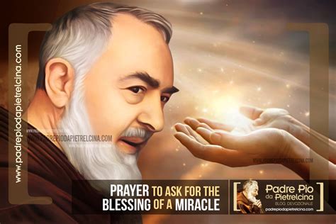 Prayer to Padre Pio to Ask for and Experience a Miracle