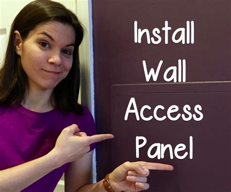 Install Wall Access Panel : 9 Steps (with Pictures) - Instructables