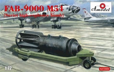 FAB9000 M54 Soviet High-Explosive Bomb 1/72 A-Model