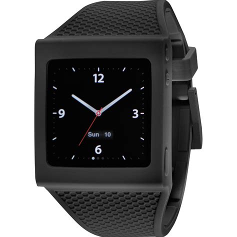 Hex Watch Band for iPod Nano Gen 6 (Black) HX1001-B B&H Photo