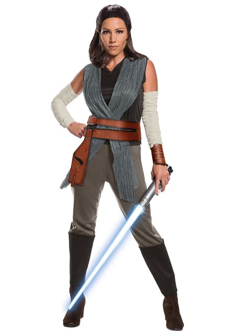 Star Wars The Last Jedi Deluxe Rey Costume for Women