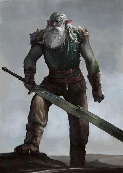 Jotnar Stormseeker, Firbolg Tempist Cleric. by u/Kjell97 : ImaginaryCharacters | Dungeons and ...