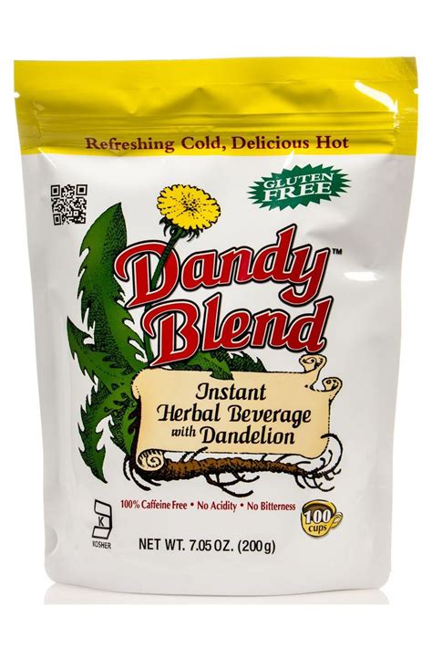 Instant Herbal Coffee Substitute with Dandelion | 7.05 oz | Dandy Blend ...