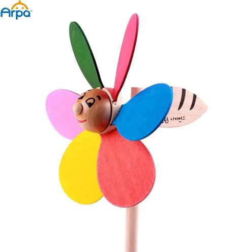 Rainbow Wooden Pinwheels Crown Pinwheel Wind Spinner Windmill Toy Outdoor Fun 14.5cm*25cm-in ...