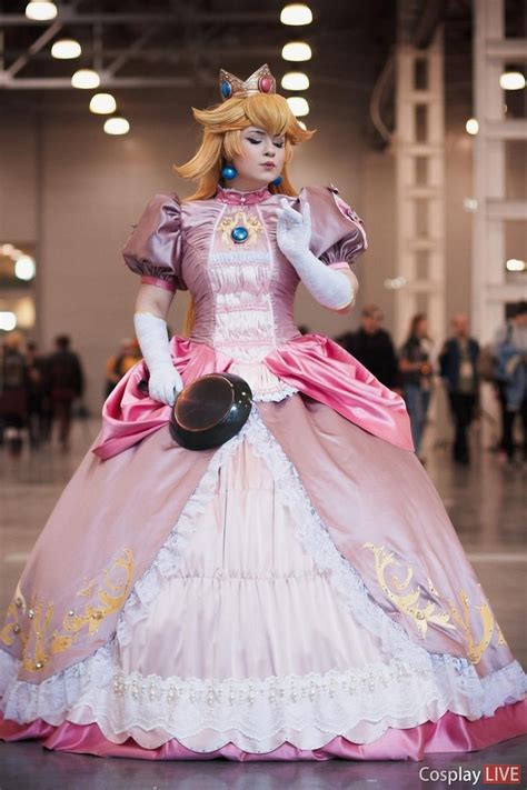 Princess Peach new supersmash bros Mario Nintendo inspired cosplay dress costume made to order ...