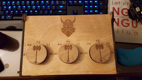 [OC]Dwarven Lock Box Puzzle For my Players : DnD