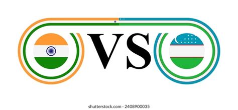 Concept Between India Vs Uzbekistan Vector Stock Vector (Royalty Free) 2408900035 | Shutterstock