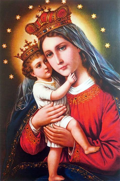 Mother Mary and Baby Jesus - Poster