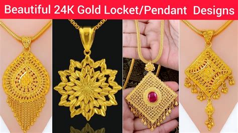 Beautiful 24K gold Locket Designs 2022/Gold Pendant Designs/Sony ka ...