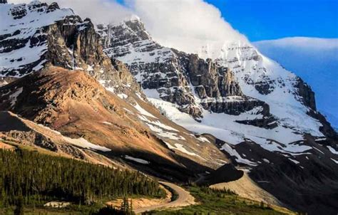 A Stop at the Columbia Icefields on the Icefields Parkway - Hike Bike Travel