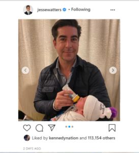 Jesse Watters and his wife Emma welcomed a baby boy. - Featured Biography