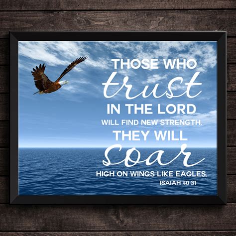 Trust In the Lord Hi-Res Image 14x11 - Finding Time To Fly