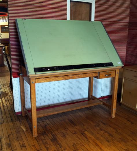 Antique Wood Mayline Drafting Table – Salvage One