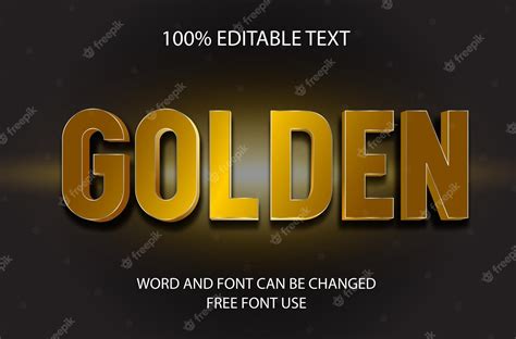 Premium Vector | Gold text effect style on gradient background