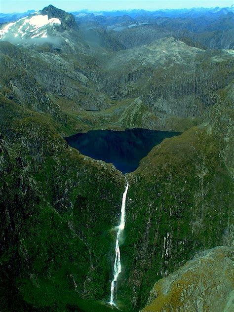 Sutherland Falls is a waterfall near Milford Sound in New Zealand's South Island. At 580 metres ...