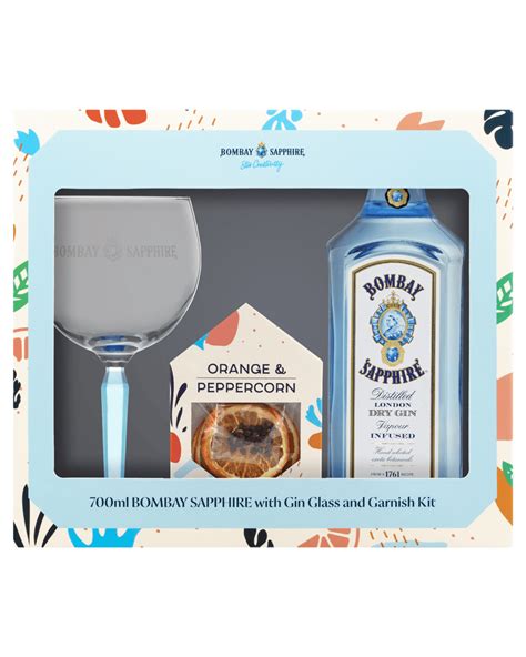 Bombay Sapphire Gift Pack With Gin Glass - Boozy