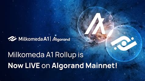 The Milkomeda A1 Rollup is Now LIVE on Algorand Mainnet! | by Milkomeda ...