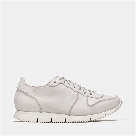 BUTTERO CARRERA SNEAKERS IN WHITE BIANCHETTO LEATHER B9710BIAN-UG1/03 ...