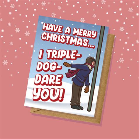 A Christmas Story Triple Dog Dare Holiday Card – Madcap & Co