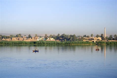 Banks of the River Nile stock image. Image of nile, scenery - 7496343