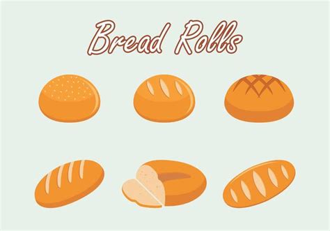 Bread Rolls Vector - Download Free Vector Art, Stock Graphics & Images