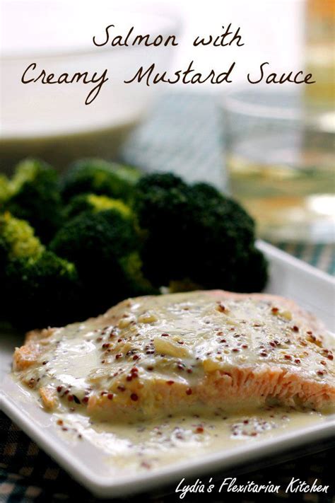 Salmon with Creamy Mustard Sauce | Recipe | Creamy mustard sauce, Salmon recipes, Seafood recipes