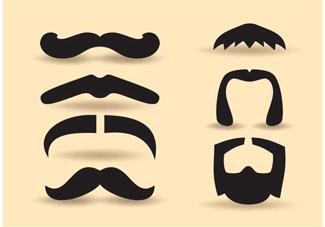 Free Vector Mustache Set 83932 Vector Art at Vecteezy